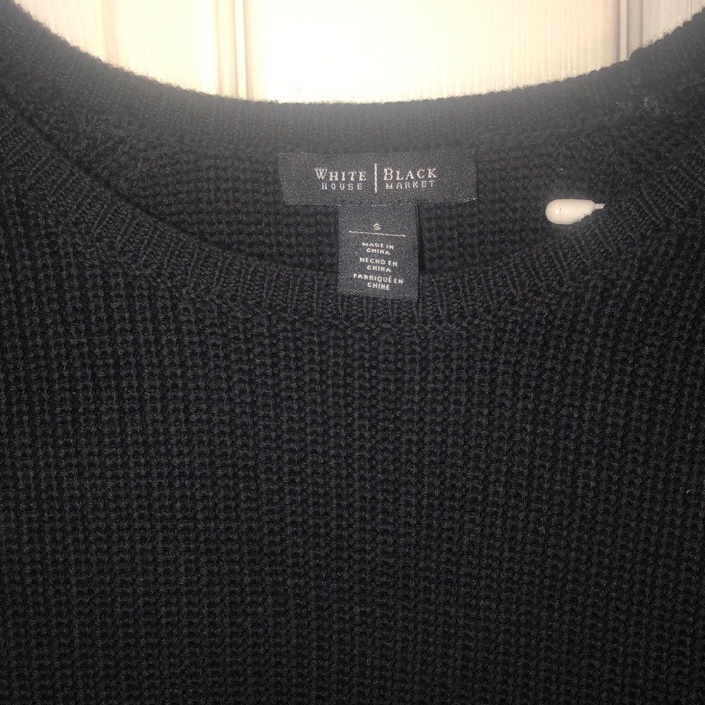 White House Black Market crop sweater sz s - Picture 3 of 5